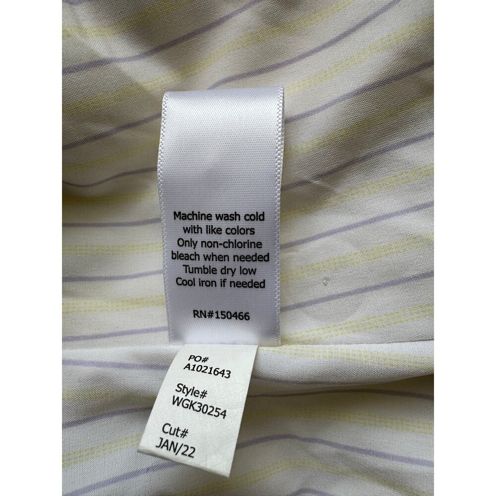 NWOT 41 Hawthorn Open Front Roll-up Sleeves Yellow Blazer Size XL - Picture 5 of 8